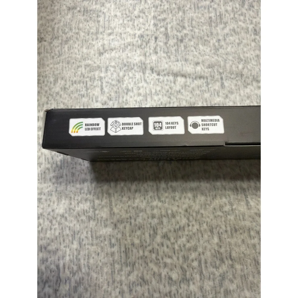 eGaming AL 006 Backlight Gaming Keyboard 104 Key Multimedia USB Wired Gaming NIB
